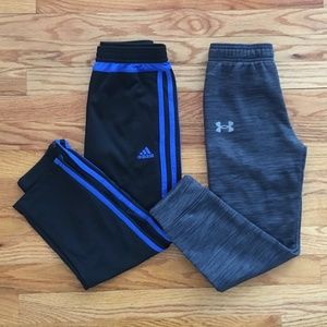 2 Pairs of Size 7 Pants - Under Armour and Adidas